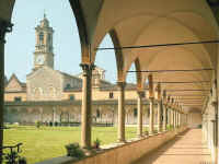 Certosa of Galluzo cloister dei monaci scorcio